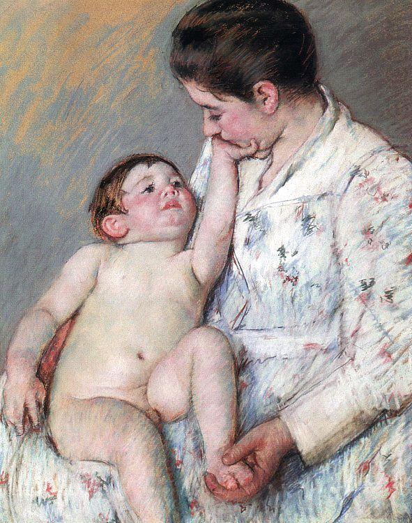 The Caress, Mary Cassatt